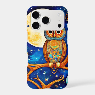 Whimsical Owl Celestials: Stars, Moon, Planets