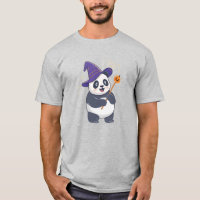 Whimsical Panda Wizard with Magic Hat