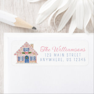Whimsical Pastel Christmas Gingerbread House