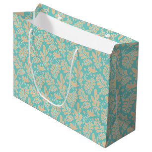 Whimsical Pastel Floral Valentine Large Gift Bag