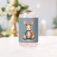 Whimsical Patchwork Bunny Cottagecore Woodland