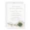 Whimsical Peacock Feather Art Deco Wedding
