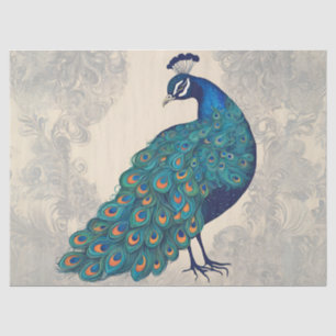 Whimsical Peacock Tissue Paper