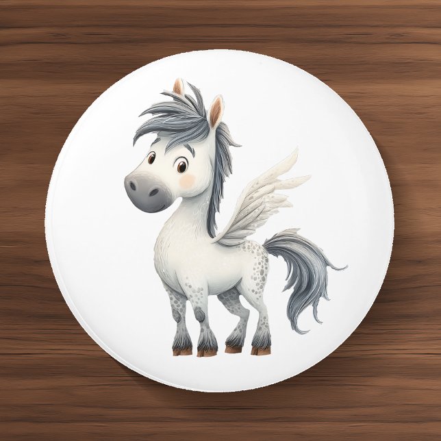 Whimsical Pegasus Ceramic Kids Room Knob (Creator Uploaded)