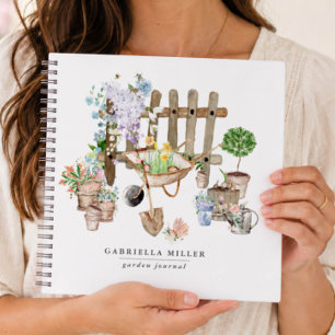 Whimsical Personalized Gardening Journal