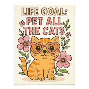 Whimsical Pet All The Cats Photo Print