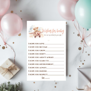 Whimsical Pink Airplane Adventure Baby Shower Flyer