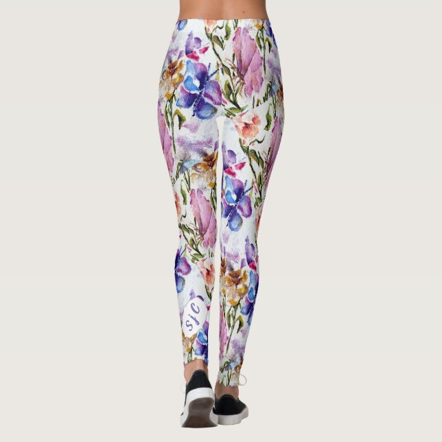 WHIMSICAL Pink Butterfly Leggings (Back)