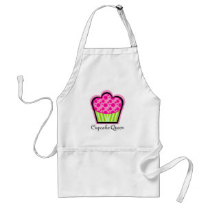 Whimsical Pink Cupcake Apron