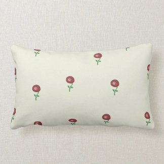 Whimsical Pink Flower Pillow
