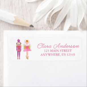 Whimsical Pink Watercolor Nutcracker Return
