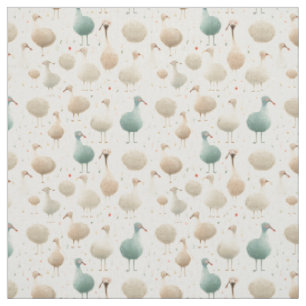 Whimsical Plumes: Whimsy Ostrich Fabric