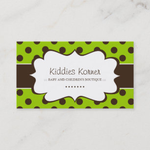 Whimsical Polk A Dot  Business Cards