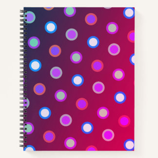 Whimsical Polka Dot Notebook