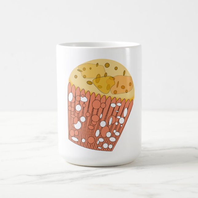 Whimsical Popcorn Mug - Fun Coffee Cup (Center)