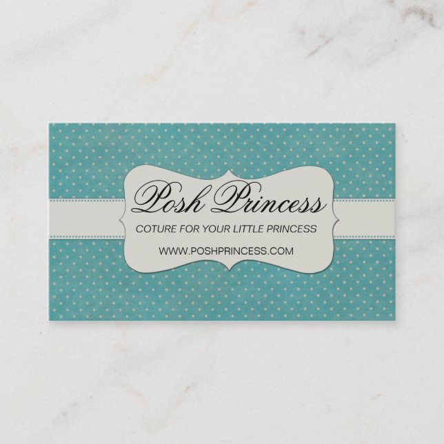 Whimsical Posh Boutique Carte de visite (Devant)