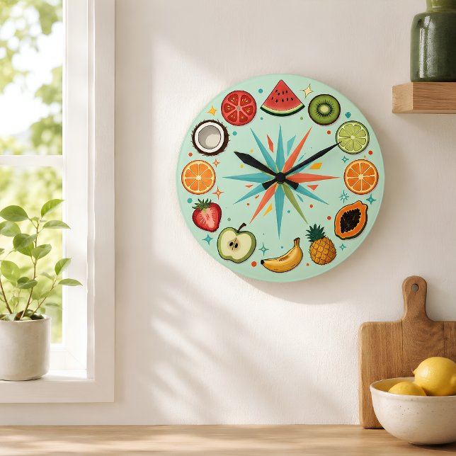 Whimsical Produce Clock Face (Produce Clock)