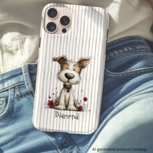 Whimsical Puppy Cute Dog Lover Gift iPhone 16 Pro Case