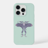 Whimsical Purple Moth with Star Sparkles