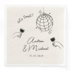 Whimsical Quirky Retro Fun French Engagement Party