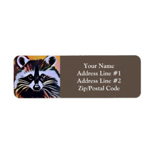 Whimsical Raccoon - A Nature Inspired Design 