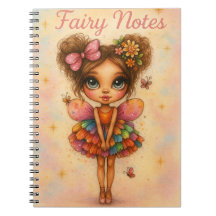 Whimsical Rainbow Fairy Notes Journal