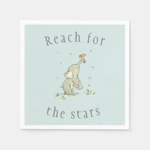 Whimsical Reach for the Stars Napkin