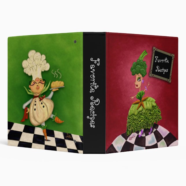 Whimsical Recipe Binder (Background)