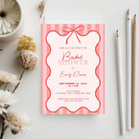 Whimsical Retro Border Bridal Shower