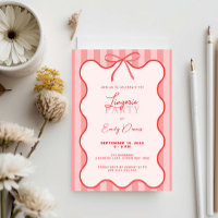 Whimsical Retro Border Lingerie Party