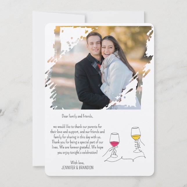 Whimsical Romance Wedding Invite (Back)