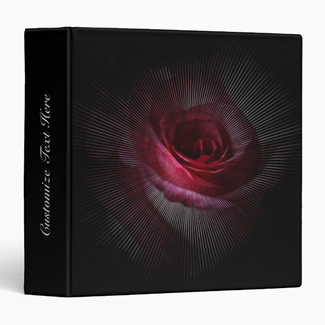 Whimsical Rose Binder (Front/Spine)