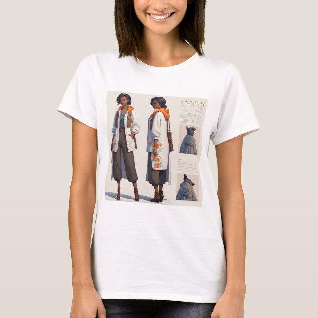 Whimsical Rural Life Art | Charming & Cozy Design T-Shirt (Front)