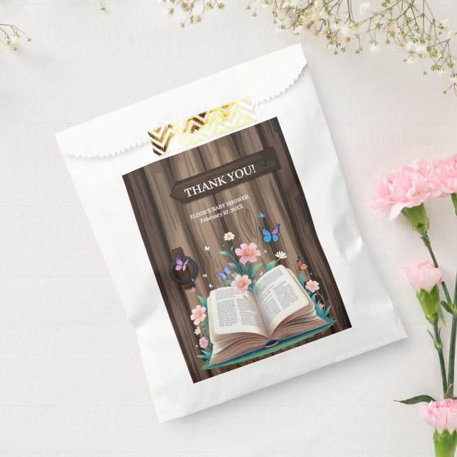 Whimsical Rustic Storybook Baby Shower Favour Bag (Sealed)
