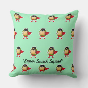 "Whimsical Sandwich Design" Throw Pillow