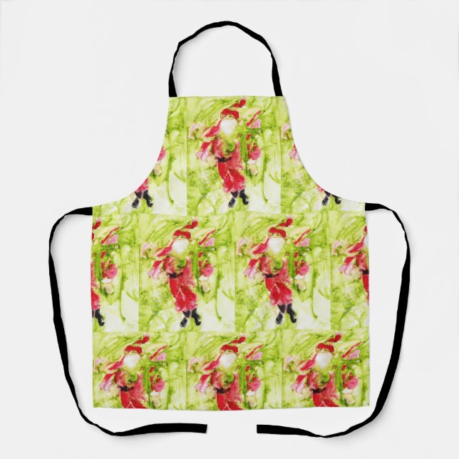 Whimsical Santa Apron (Front)