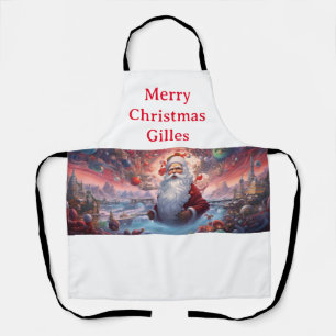 Whimsical Santa Claus 1  Apron