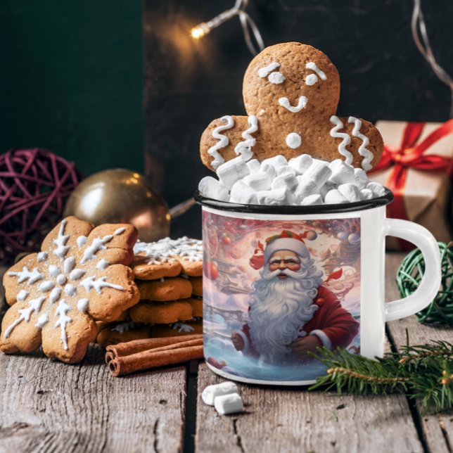 Whimsical Santa Claus 1 Mug (Whimsical Surrealist Santa Claus 1 Mug
)