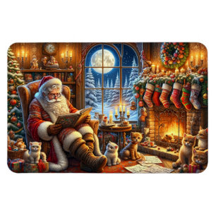 Whimsical Santa Magnet