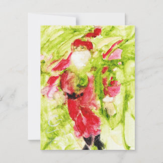 Whimsical Santa Postcard