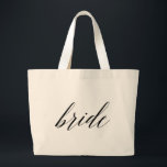 Whimsical Script Bride Bachelorette Tote Bag<br><div class="desc">Whimsical Script Bride Bachelorette Tote Bag</div>
