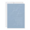 Whimsical Script | Dusty Blue Just Love Wedding