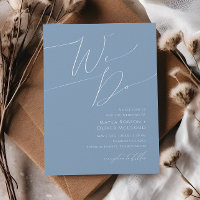 Whimsical Script | Dusty Rose We Do Wedding