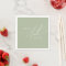 Whimsical Script | Sage Green Wedding