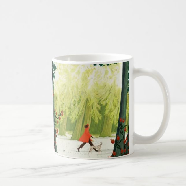 Whimsical Serenity Artistic Coffee Mug by Kind Ons (Droite)
