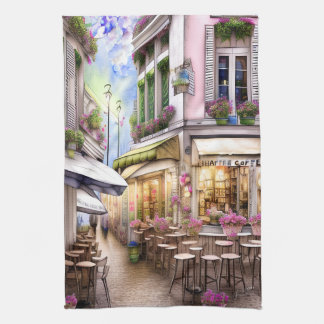 Whimsical Shabby Chic Cafe Serviettes de cuisine