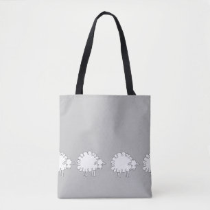 Whimsical Sheep Shoulder TOTE Bag