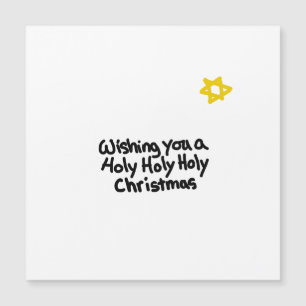 Whimsical simple white Christmas holiday 