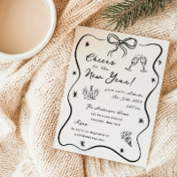 Whimsical Sketched New Year's Eve Party