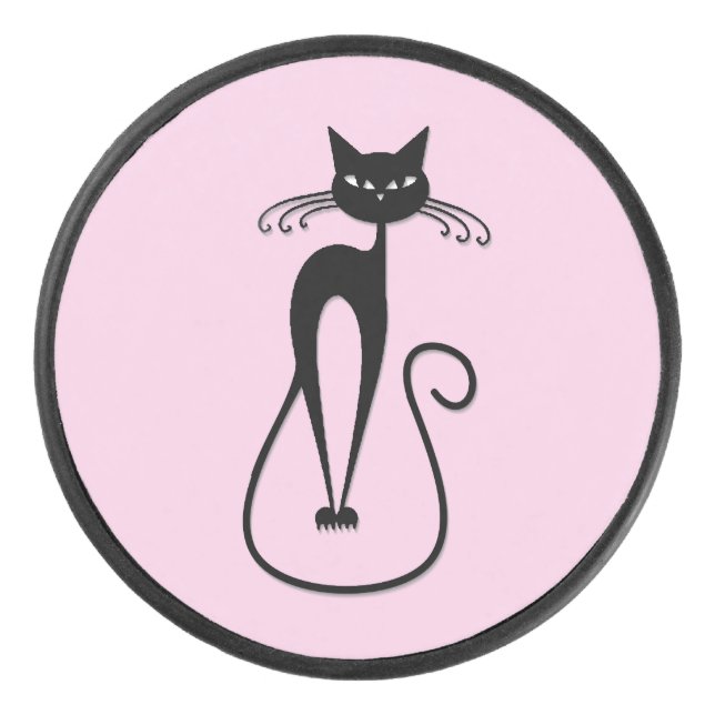 Whimsical Skinny Chat noir rose (Devant)
